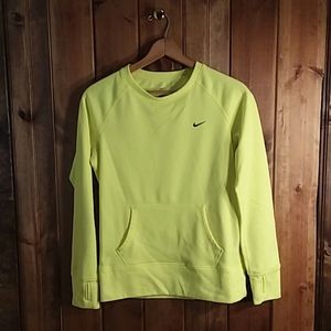 Hi viz yellow Nike sweatshirt